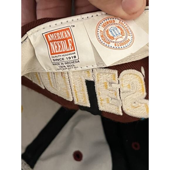 Vintage Florida State Seminoles Hat American Needle Snapback 90s Wool - Picture 7 of 9